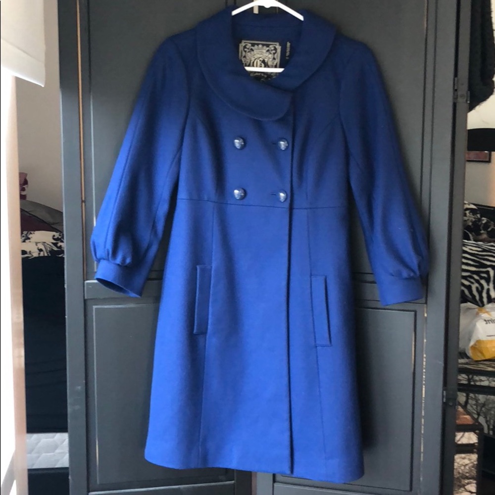 Guess Fit & Flare Wool Coat